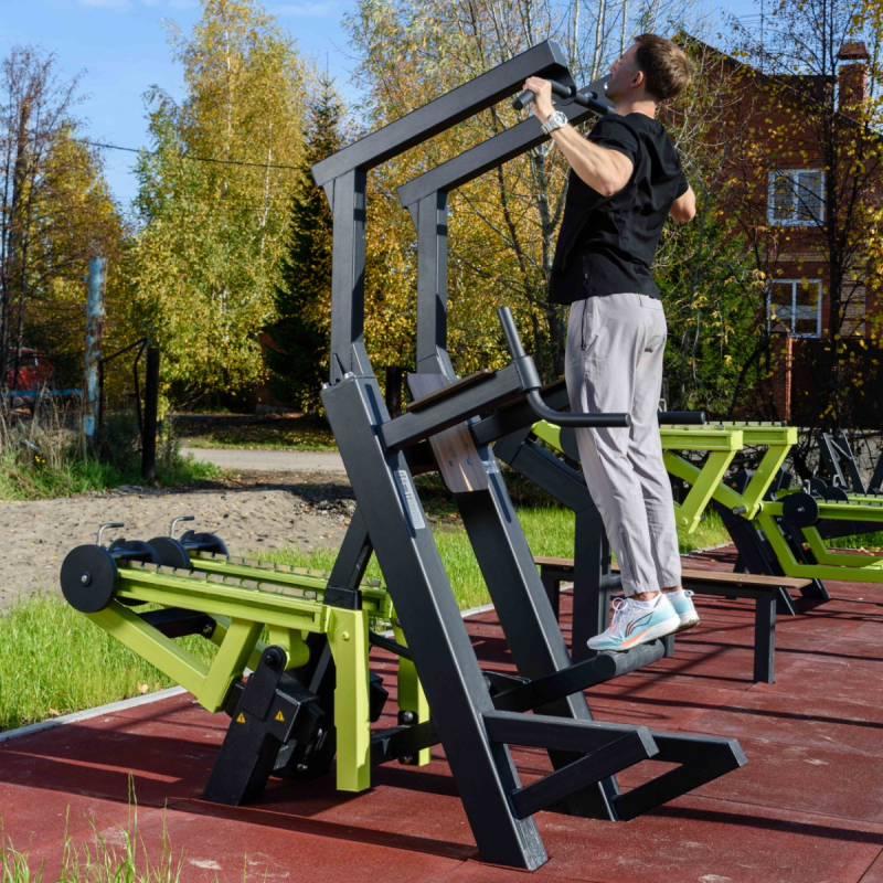 Уличный тренажер Гравитрон с переменной нагрузкой ZAVODSPORTA P-1803