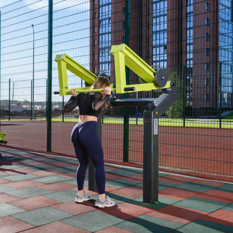 Уличный тренажер Приседание с переменной нагрузкой ZAVODSPORTA P-1804