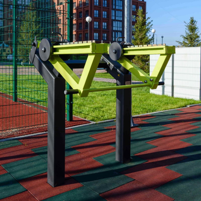 Уличный тренажер Приседание с переменной нагрузкой ZAVODSPORTA P-1804