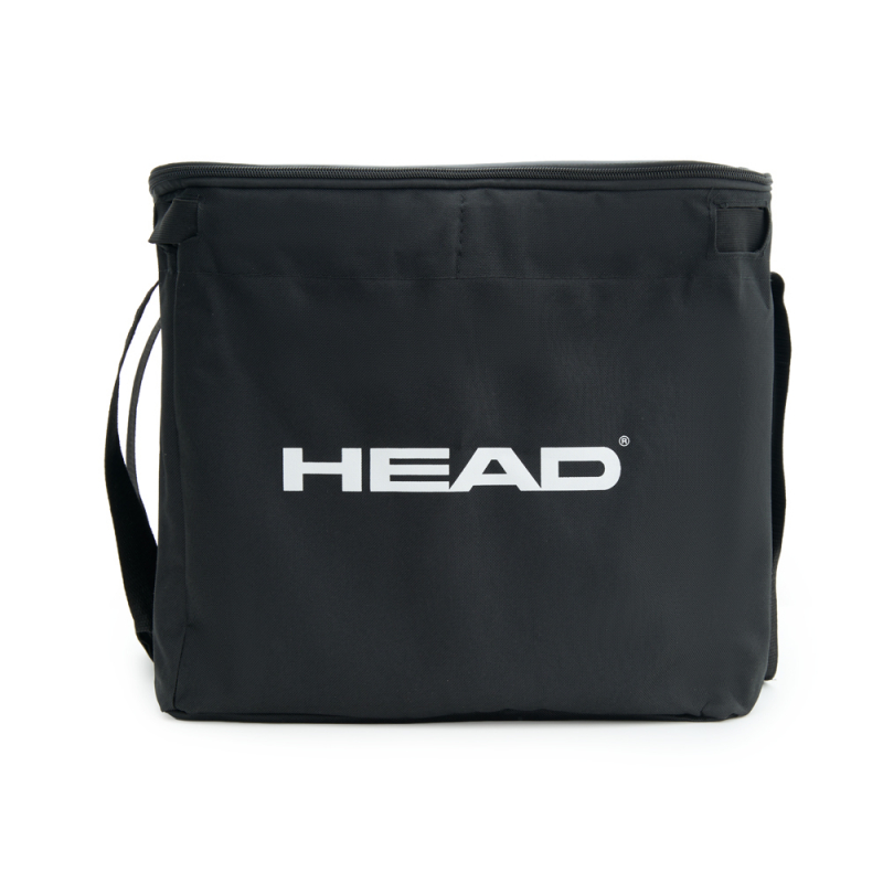Корзина для теннисных мячей HEAD TT7003, на 125 мячей, с сумкой-переноской, складная, металл, черный