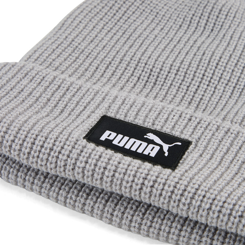 Шапка PUMA ESS High Crown Beanie, 02641002, 100% акрил, серый