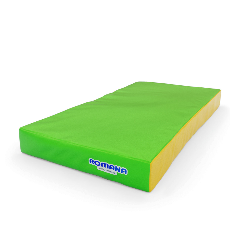 Мат (мягкий щит) Romana 1000*500*100, одинарный (зеленый/желтый)