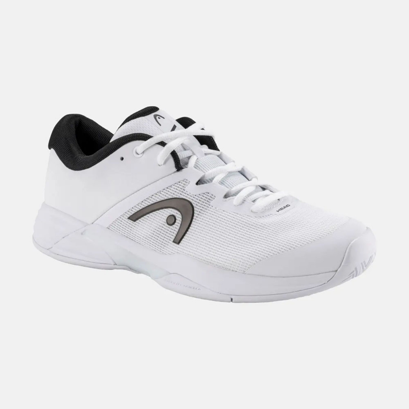 Кроссовки теннисные мужские HEAD Revolt Evo 2.0 Men 273345-WHBK, размер 10.5 (российский размер 44), бело-серый