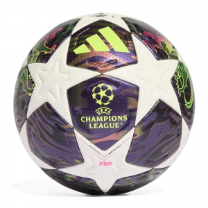 Мяч футб. ADIDAS UCL PRO, JX9077, р.5, 32п, FIFA Quality PRO, ПУ, термосш, бело-фиолет