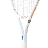 Ракетка б/т Wilson Roland Garros Elite 25, WR193410H, для дет.8-10лет, алюм., со струн, оранжево-белый