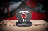 Малый диск 2 кг, черный YOUSTEEL