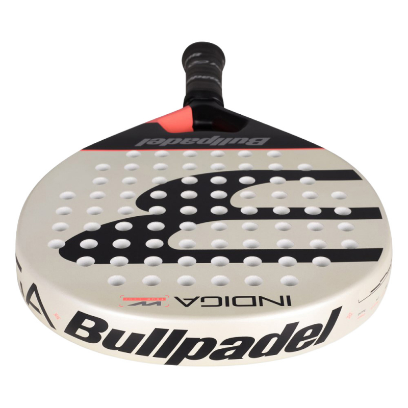 Ракетка для падела BULLPADEL Indiga Women 26, 494418, для начинающих, карбон, молочно-черный
