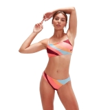 Купальник SPEEDO Womens Printed Adjustable Thinstrap 2 Piece 8-00308314497, размер 34, российский размер 46, полиэстер, эластан, мултикол