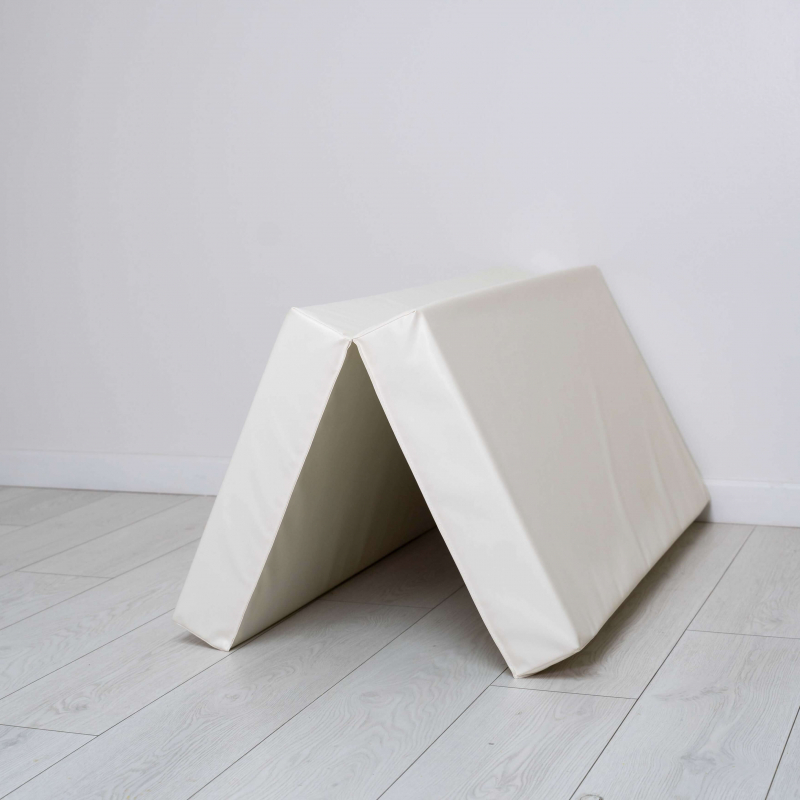 Мат (мягкий щит) Romana 1000*1000*100, в 2 сложения (зеленый/желтый)