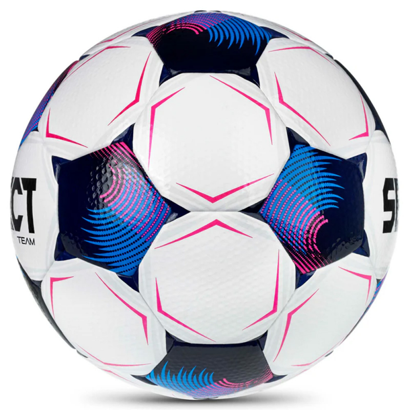 Мяч футб. SELECT Team DB V26, 0865571006, размер 5, FIFA Basic, 32 пан, гл.ПУ, гибр.сш., бело-сине-роз