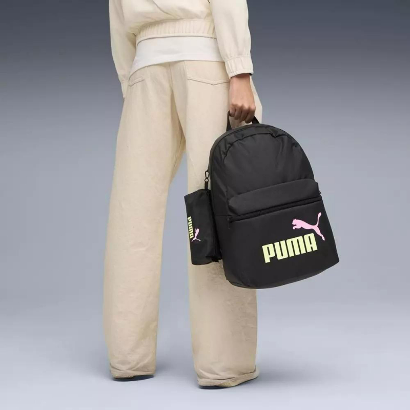 Рюкзак спорт. PUMA Phase Backpack Set, 09119104, полиэстер, черный