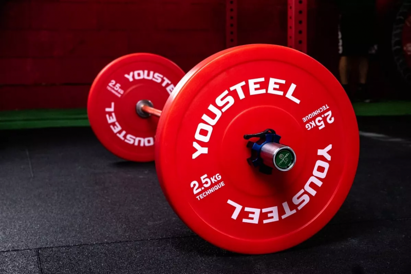 Диск технический пластиковый 2,5 кг, красный YOUSTEEL