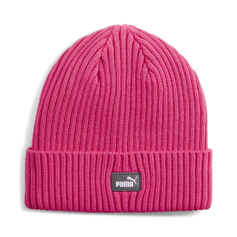 Шапка спортивная PUMA Classic Cuff Beanie, 02482606, фуксия