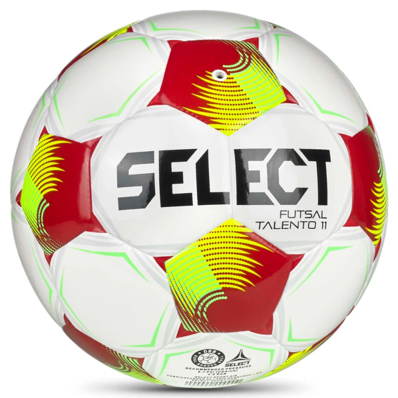 Мяч футзал. SELECT Futsal Talento 11 V26, 1061471014, размер 3(Jr), 32п, ТПУ, маш.сш, бело-желто-красный