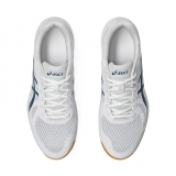 Кроссовки волейбольные мужские ASICS Upcourt 6 1071A104 100, размер 10 (российский размер 42.5), бело-синий