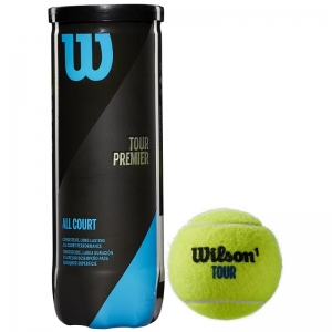 Мяч теннисный Wilson Tour Premier All Court WRT109400, одобрен ITF, 3шт