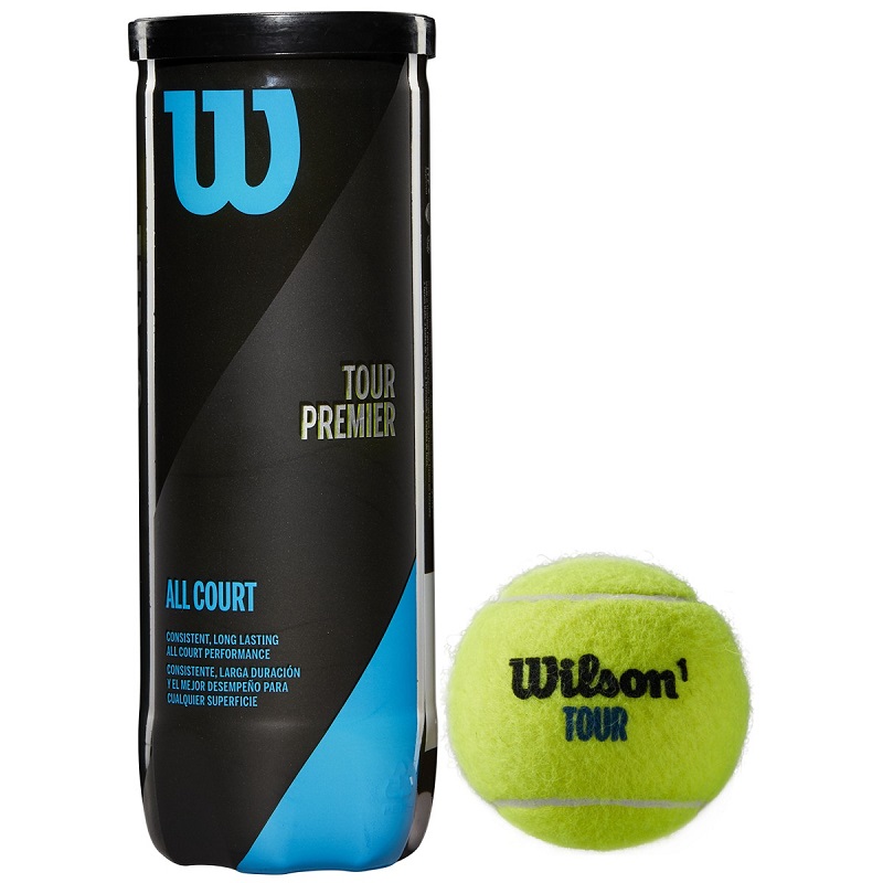 Мяч теннисный Wilson Tour Premier All Court WRT109400, одобрен ITF, 3шт