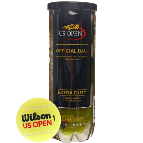 Мяч теннисный WILSON US Open Extra Duty, WRT106200, одобр.ITF и USTA, фетр, нат.резина, . уп.3 шт