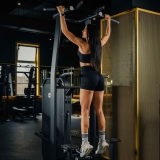 Турник, брусья с противовесом. Стек E7009 110 кг DHZ Fitness