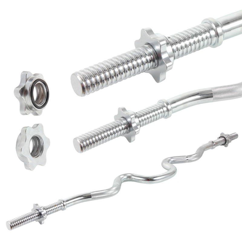 Гриф Z-образный Start Up HY-B-022 Д25мм, дл1.2м, макс.вес 150кг + 2 замка-гайки