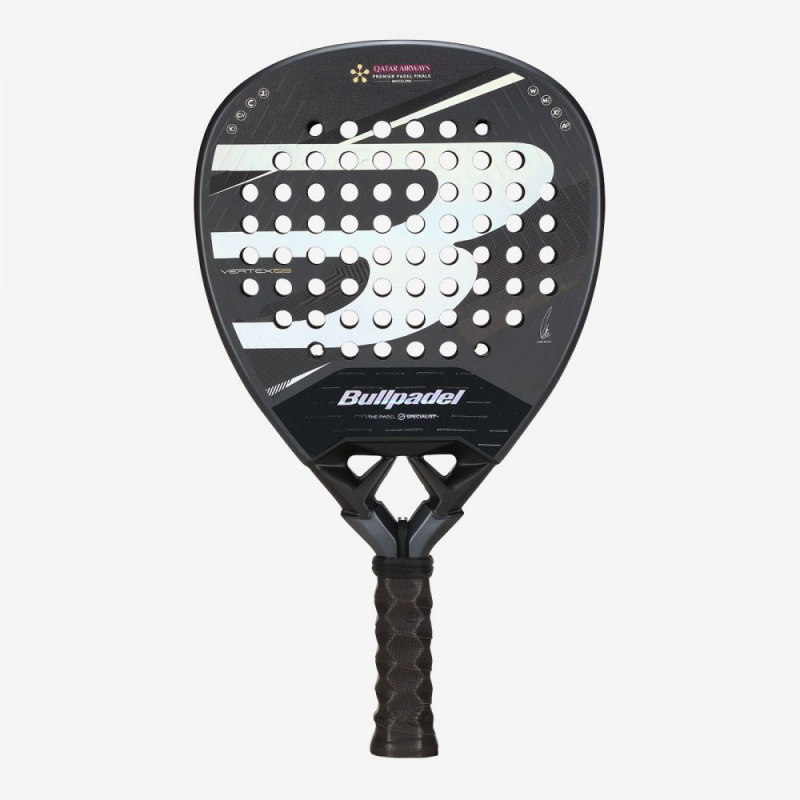 Ракетка для падела BULLPADEL Vertex 05 TF 25, 495197, для проф. и любителей, стекловолокно, черный