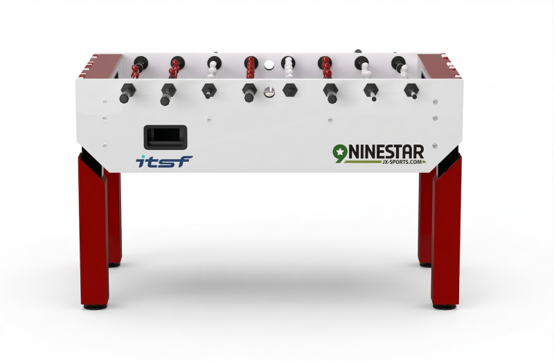 Игровой стол - футбол "NineStar Iron Pro ITSF Red"(144х75.5х90)