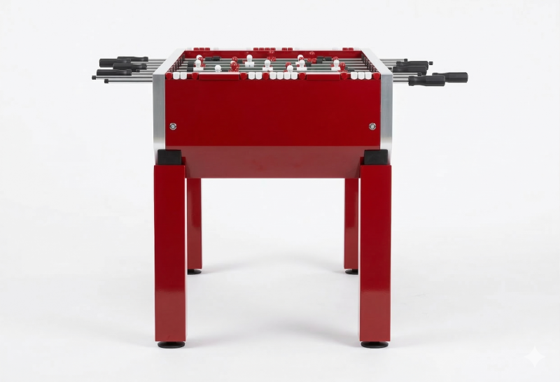 Игровой стол - футбол "NineStar Iron Pro ITSF Red"(144х75.5х90)