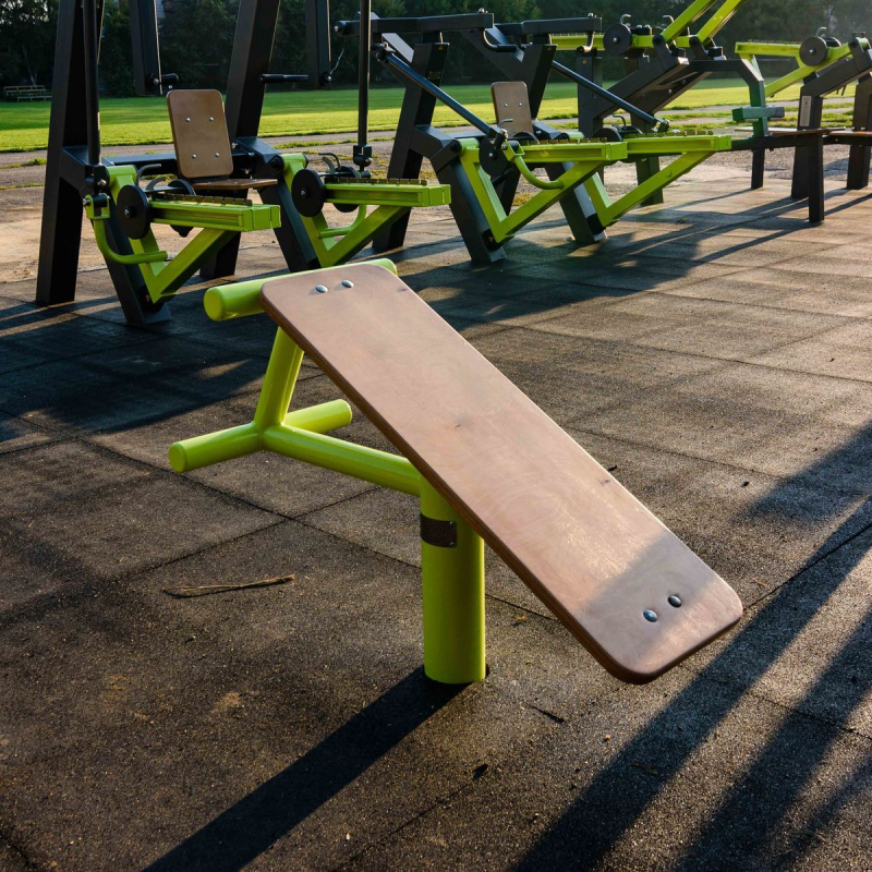 Уличный тренажер Скамья для пресса ZAVODSPORTA F-1701