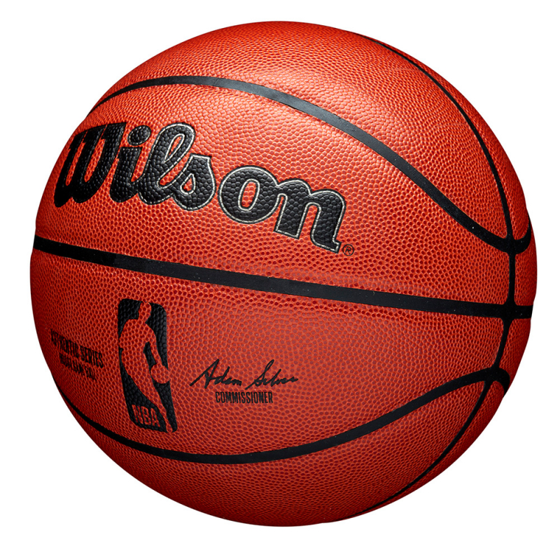 Мяч баск. WILSON NBA Authentic Indoor Comp, WTB7100XB05, размер 5, композит, коричневый
