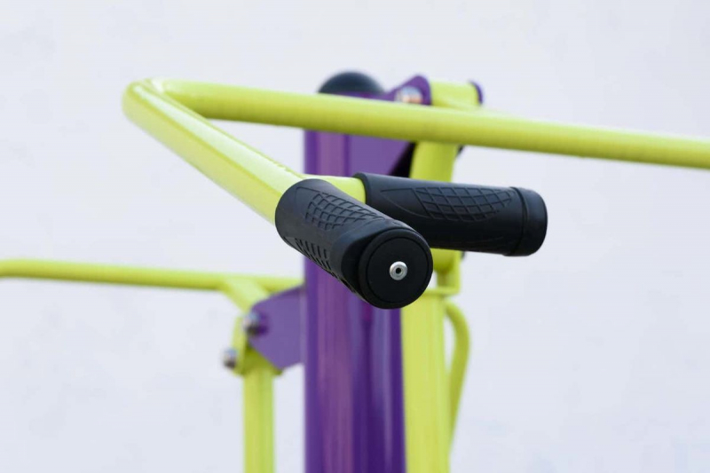 Уличный тренажер Тяга Сверху - Жим от груди ZAVODSPORTA S-1056