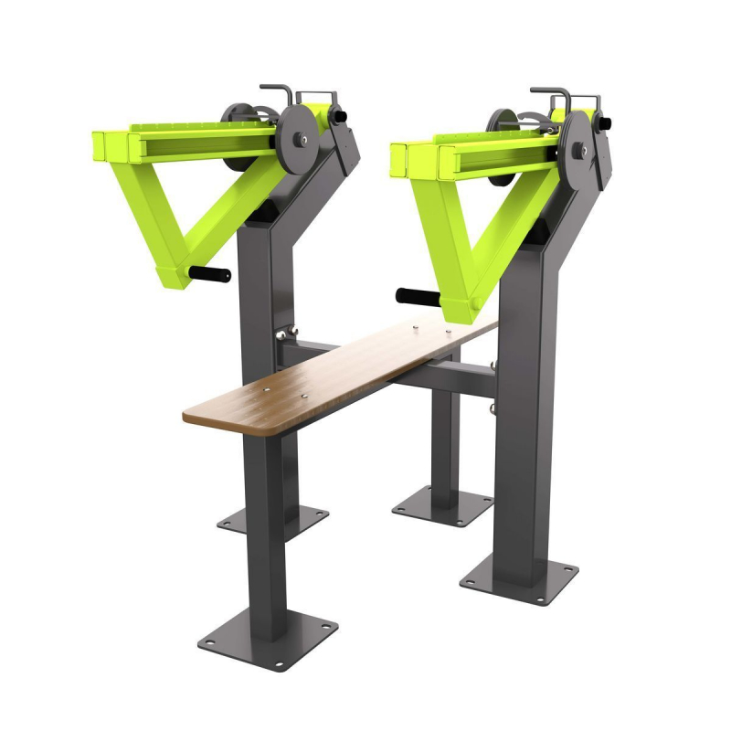 Уличный тренажер Жим лежа с переменной нагрузкой ZAVODSPORTA P-1800