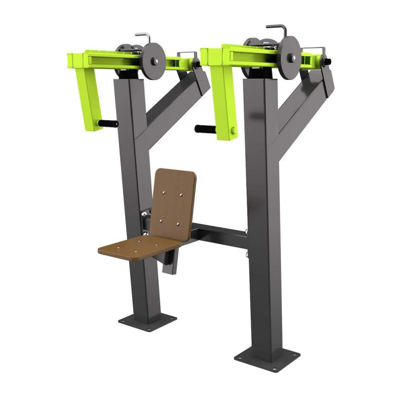 Уличный тренажер Жим вверх с переменной нагрузкой ZAVODSPORTA P-1801