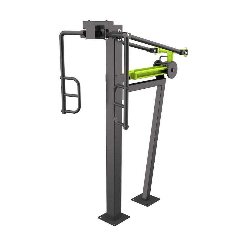 Уличный тренажер Сведение рук стоя с переменной нагрузкой ZAVODSPORTA P-1802