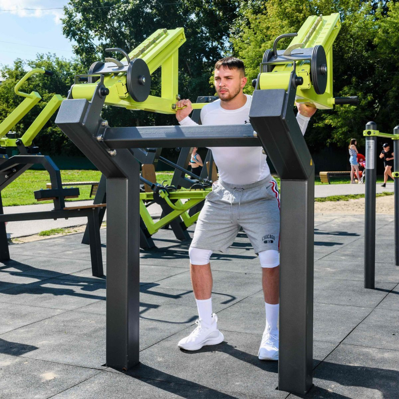 Уличный тренажер Приседание с переменной нагрузкой ZAVODSPORTA P-1804