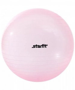 Мяч гимнастический GB-105 85 см, прозрачный, розовый, Starfit
