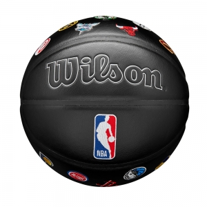 Мяч баск. WILSON NBA All Team Premiere Ball, WZ4028601XB размер 7, PU, бутил. камера, черный