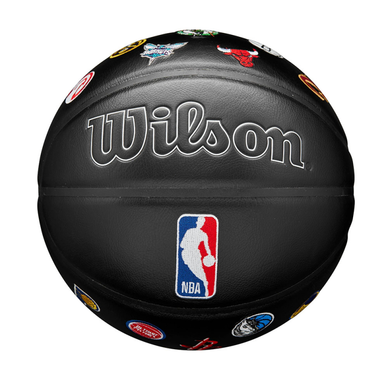 Мяч баск. WILSON NBA All Team Premiere Ball, WZ4028601XB размер 7, PU, бутил. камера, черный