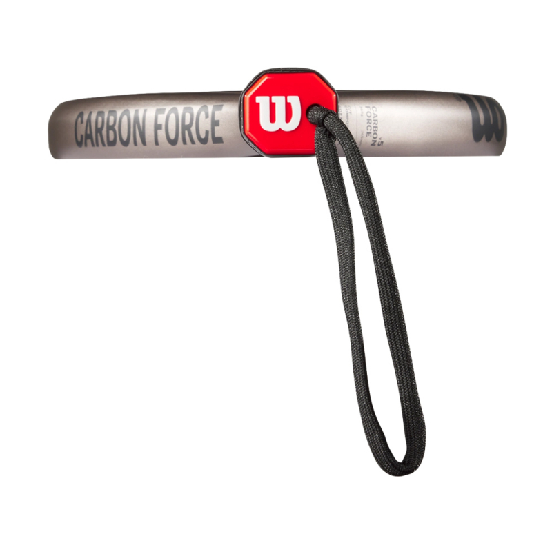 Ракетка для падела WILSON Carbon Force, WR134511U2, для любителей, карбон, серо-черный