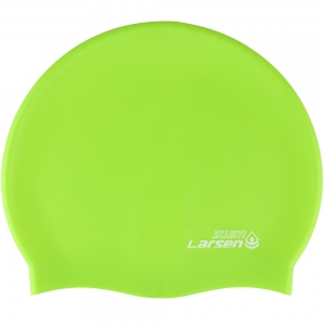 Шапочка плавательная Larsen Swim SC15 Lime Metallic