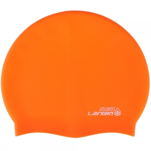 Шапочка плавательная Larsen Swim SC15 Orange Metallic