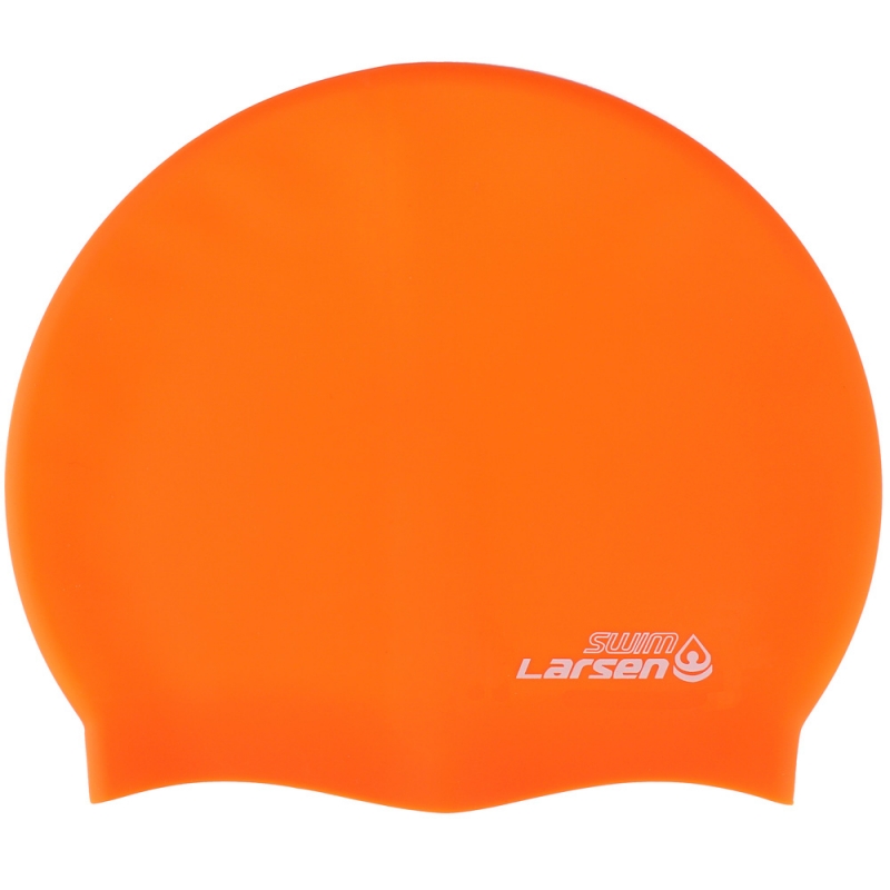 Шапочка плавательная Larsen Swim SC15 Orange Metallic