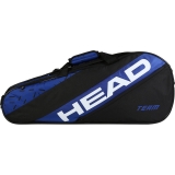 Сумка-чехол HEAD Team Racquet Bag S, 262334-BLBK, с карманом, на 3 тен.ракетоки, черный
