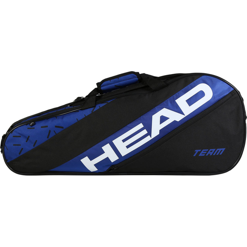 Сумка-чехол HEAD Team Racquet Bag S, 262334-BLBK, с карманом, на 3 тен.ракетоки, черный
