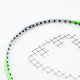 Ракетка бадм. TORRES Hobby1, BD23504, для начинающ., стал. стерж и обод, со струнами, зелёный