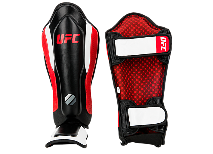 Защита голени с защитой подъема стопы UFC черная - L/XL UHK-69980