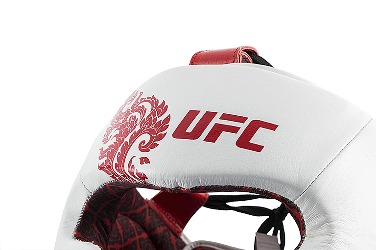 UFC Premium True Thai Шлем для бокса, цвет белый, размер L UTT-75381