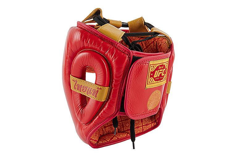 UFC Premium True Thai Шлем для бокса, цвет красный, размер L UTT-75389