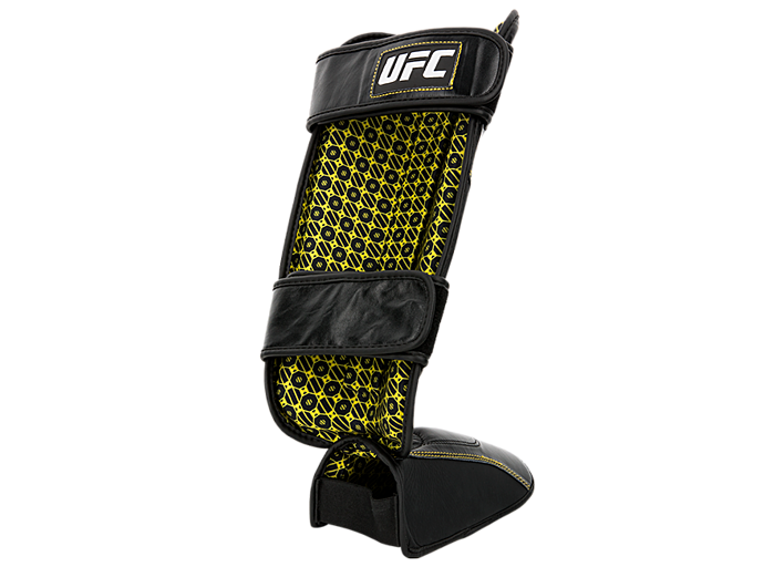 UFC Защита голени на липучках, черная - S/M UHK-75052