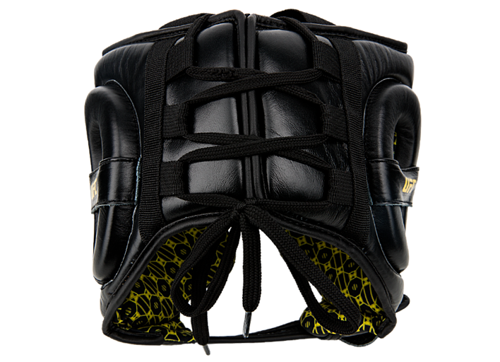 Шлем с защитой щек на шнуровке UFC черный - L\XL UHK-75056