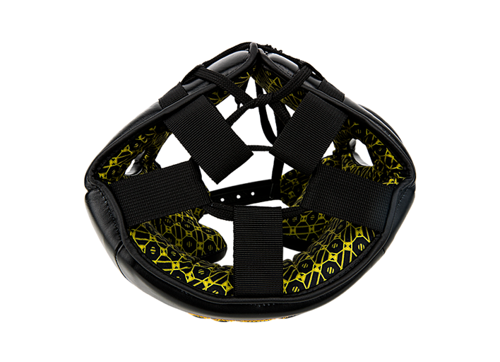 Шлем с защитой щек на шнуровке UFC черный - L\XL UHK-75056